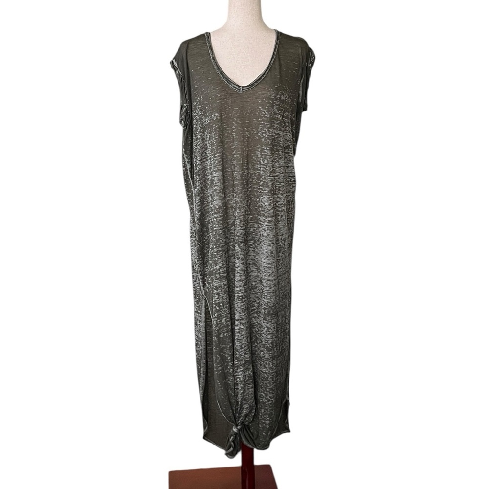 Free People Keep Me Maxi T Shirt Dress - Picture 9 of 14